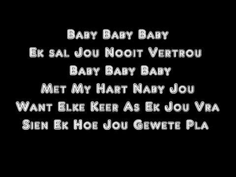 Baby Baby Baby on screen lyrics by Nicholis Louw