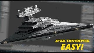 que tal aprender a fazer o Starwars Destroyer ?! eis ai no blender