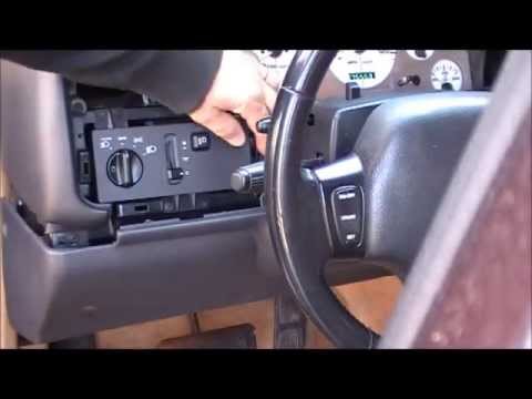 how to replace a 1996 Jeep Grand Cherokee Limited Headlight Switch