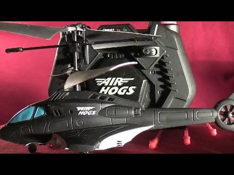 sharpshooter - the Airhogs Sharpshooter is a 2 channel coaxial Infrared Controlled Helicopter. This means you can make it fly up and down and turn left and right. It flies ...