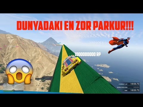 GTA 5 TARİHİNDE EN ZOR MODLU PARKUR!!!!! - GTA 5 TÜRKÇE MOD OYNAMASI -
