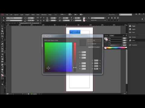 how to fill color in indesign