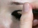  Makeup make-up make up application smokey smoky black eye dark eyes red lips gothic goth how to how-to professional makeup artist beauty fashion 2008 fall winter look