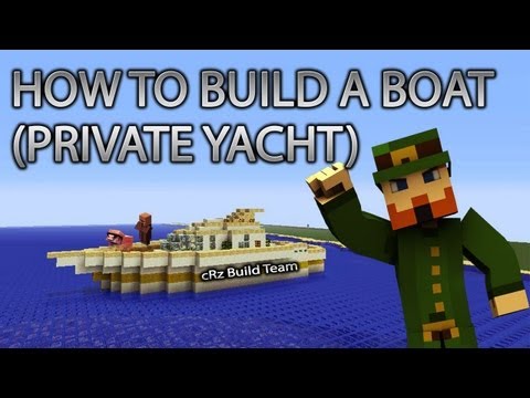 how to build a minecraft boat