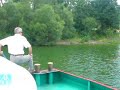 Przyp?ywamy do przystani na Zalewie Czorszty?skim