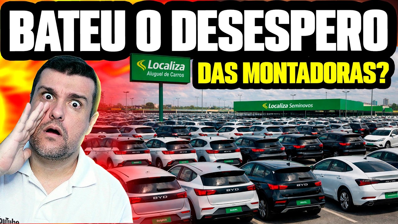 DEU RUIM pra VW, FIAT e TOYOTA? LOCADORA COMPRA BYD em GRANDE QUANTIDADE! PREÇOS VÃO CAIR? E AGORA?