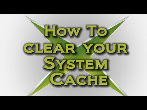 how to clear cache on xbox 360