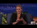 kristen bell knows how to get down. conan... well, he tries his best.