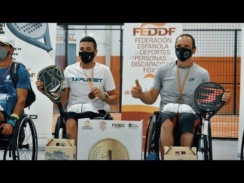 Edorta de Anta y Christopher Triviño revalidan el Campeonato de España de pádel en silla de ruedas