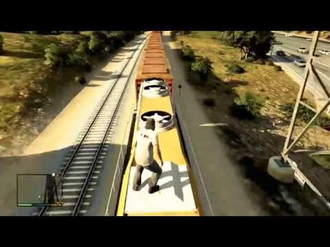 how to hijack a train on gta v