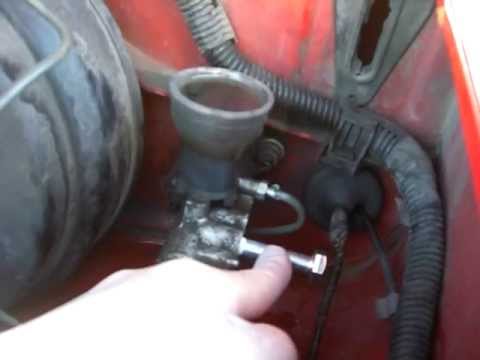 how to bleed wilwood clutch master cylinder