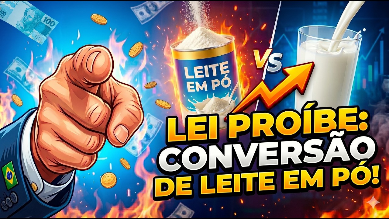 Projeto de lei que proíbe conversão de leite em pó importado para a forma líquida avança.