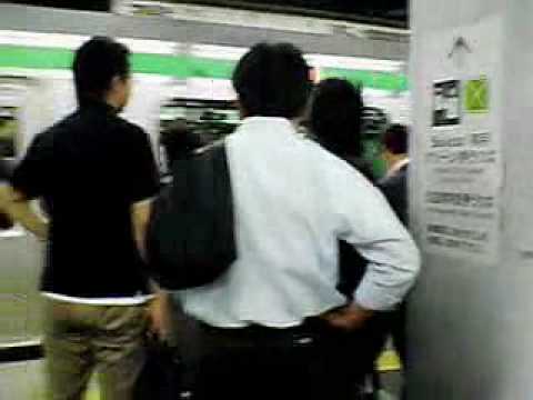 Train in Tokyo,Japan (JR Tokaido Line)