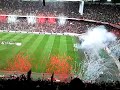Ajax-Psv opkomst en tifo (4-1) 14.03.2010