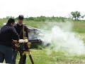 firing 1874 gatling gun