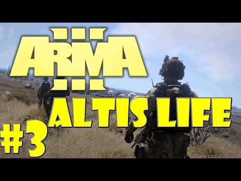 ARMA 3 Altis Life #3 Mining Diamonds!