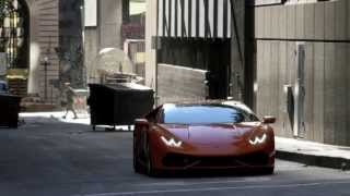 Lamborghini Huracan caught on video shoot in US