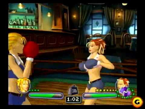 women topless boxing