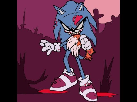 how to draw zombie sonic