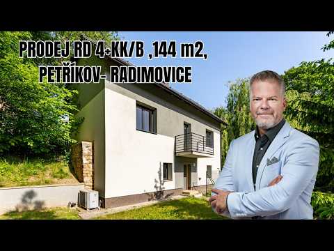 Video Prodej rodinného domu 4+kk ,144 m², pozemek 260 m², PetříkovRadimovice