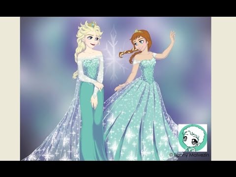 how to draw queen elsa