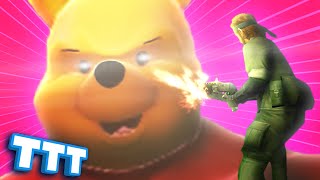 Giant Winnie The Pooh is an unkillable monster! | Gmod TTT