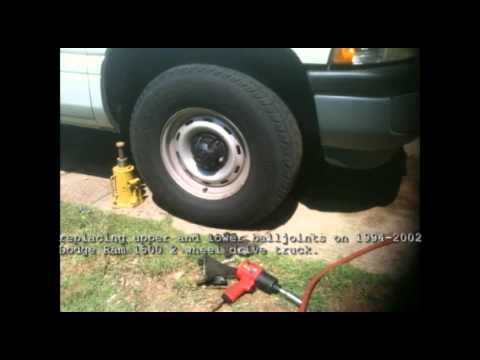 2001 Dodge Ram 1500 lower and upper balljoint replacement