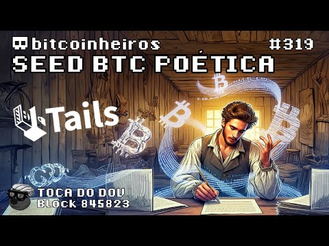 Criando seed BIP39 usando Poema SHA-256 no Tails offline airgap