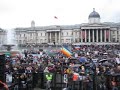 Patrick performs in front of 40,000 in Traflager Sq, London