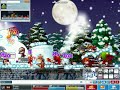 A GMS Event in HappyVille where a snowman spawned.It got bigger and bigger the longer we fought it.I left the fight before it finished though.Song-Still Waiting by Sum41-Srry but the quality isn't so great