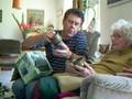 SIMON LEACH - Showing Mum some recent pots !