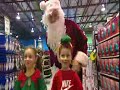 Santa Gets Knocked On His Arse