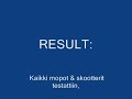 oltii ajelemassa nii poliisi sed�t tuli mutkasta ja pys�ytti koko letkan :( n. 9 mopoa