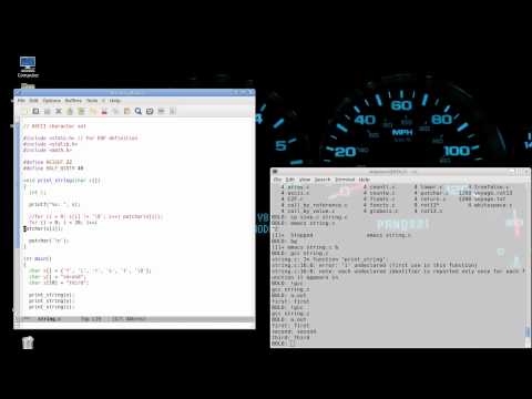 how to define array of strings in c