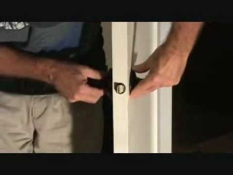 how to fit wc door handle lock