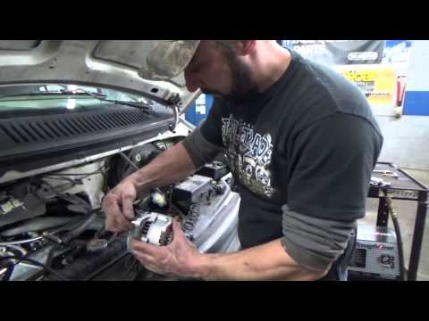 how to clean an alternator