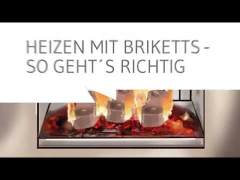 Heizen mit Briketts - So geht's richtig