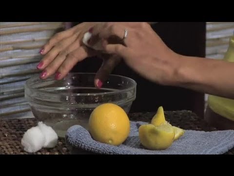 how to use a lemon in face