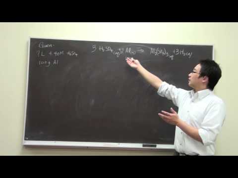 how to calculate volume needed to react