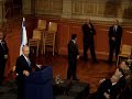 Shimon Peres at Oxford University