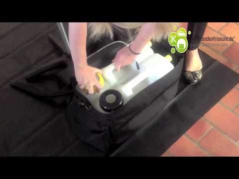 Mobile Dusche inkl. Rückwärtswaschbecken - Die Rollenden Friseure