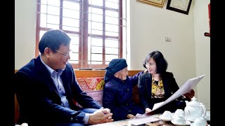 Đồng chí Trịnh Thị Minh Thanh, Phó Bí thư Tỉnh ủy chúc Tết gia đình người có công trên địa bàn TP Uông Bí
