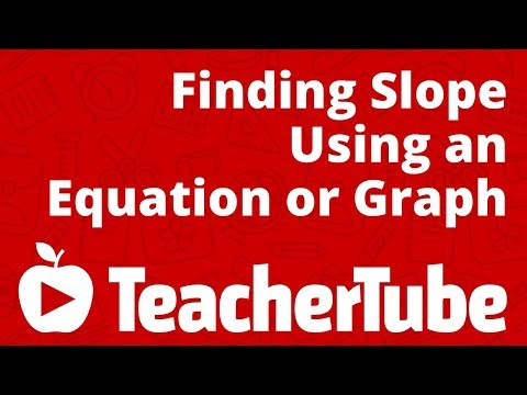 how to determine slope