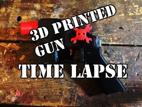 First 3d printed gun timelapse