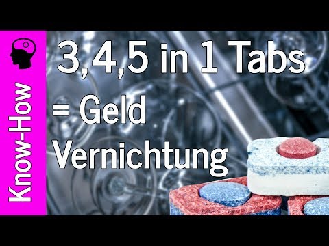 Pure Verschwendung: Spülmaschinen-Tabs