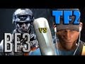 BF3 vs TF2! - Blu & Reds Battlefield Adventure