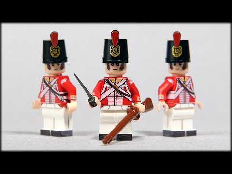 Лего минифигурка Английского солдата. Наполеоновские войны / NAPOLEONIC PENINSULAR WAR BRITISH
