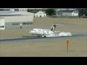 Lufthansa AVRO RJ85 Hamburg Landing