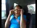 Retarded dummer in the car Retarded dummer in the car