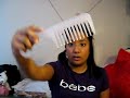 Straightening Curly Hair Part I